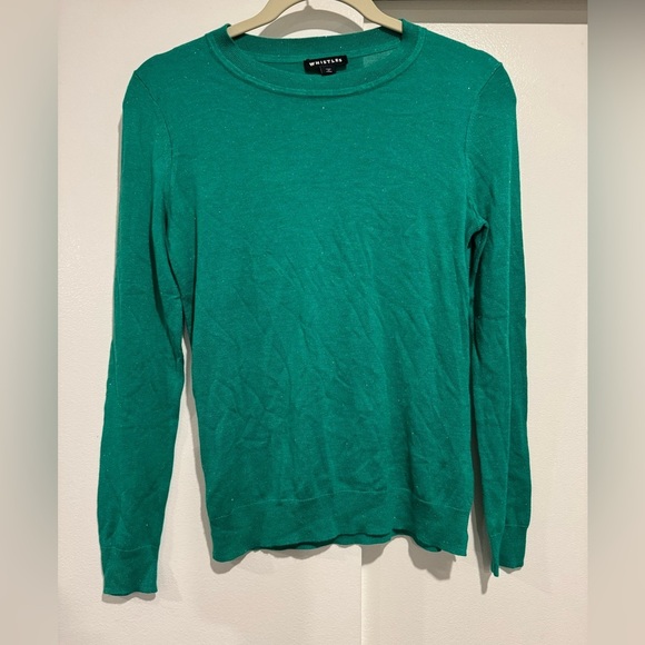 Vibrant Green Sweater by Whistles size 4 - Picture 2 of 7